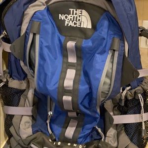 North face royal blue big shot bag.